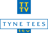 A small version of the 1970s logo is in the centre of the frame. Beneath are the captions "Tyne Tees", "ITV1" and "itv.com"