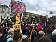 UCU Higher Education Strike rally, George Square, Glasgow.
