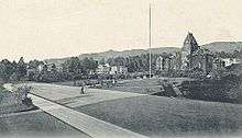 Photo of the UC campus in Berkeley around 1898