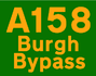 A158 Burgh Bypass shield