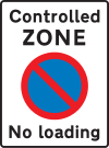 UK Sign 663 - start of controlled zone.