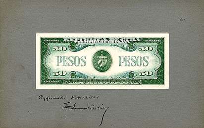 US-BEP-República de Cuba (progress proof) 50 silver pesos, 1930s (CUB-73-reverse).jpg
