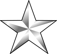 two silver stars