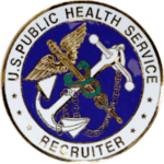 U.S. Public Health Service Commissioned Corps Recruiter Badges