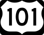 U.S. Highway 101 marker