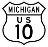 US 10 route marker
