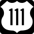 U.S. Route 111 marker