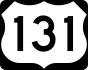 U.S. Highway 131 marker