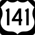 U.S. Highway 141 marker