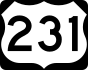 US Highway 231 shield