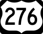 U.S. Route 276 marker