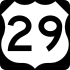 U.S. Highway 29 marker