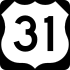 US Highway 31 marker