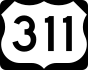 U.S. Route 311 marker