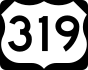 U.S. Route 319 marker