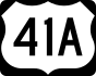 U.S. Route 41A marker