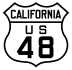 U.S. Route 48 marker