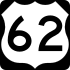 U.S. Route 62 marker