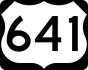 U.S. Route 641 marker
