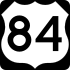 US Highway 84 marker