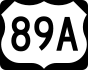 U.S. Route 89A marker