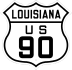 U.S. Highway 90 marker