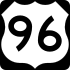US Highway 96 marker