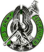 USA Silver Recruiter Badge