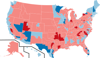2012 House election results map