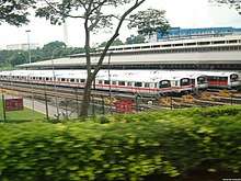  Siemens C651 trains for the Singapore MRT at Ulu Pandan Depot