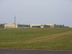 The airfield at former RAF Upavon during 2007.