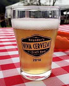 Sample Beer Glass from VIVA Cerveza! Craft Beer Festival 2016