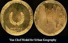 Van Cleef Memorial Medal