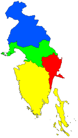 Multicoloured map