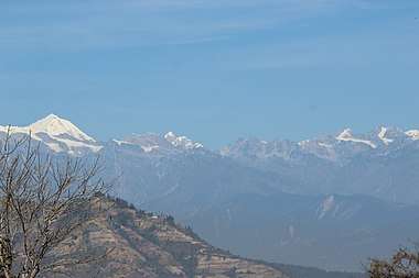 View of Mountain range can be seen on a clear day