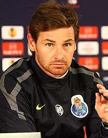 André Villas-Boas during a press conference as Porto coach