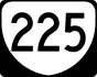 State Route 225 marker