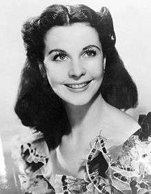 Black-and-white photo of Vivien Leigh in 1939.
