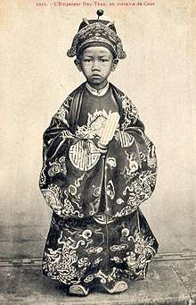 Duy Tân as a child