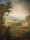 Duncanson landscape mural on the walls of the house