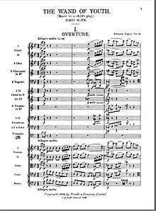 page of full orchestral score
