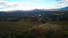 Suburb of Wanniassa, looking south from Mt Taylor