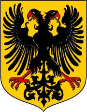 double eagle, black on gold coat of arms