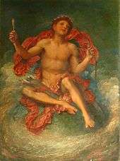 naked child sitting on a globe holding a bow and arrow