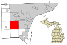 Romulus is in the middle of a county in far southeastern Michigan.
