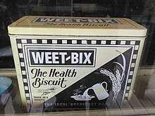Weet-bix early 20th century tin