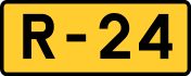 R-24 regional road shield}}