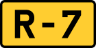 R-7 regional road shield}}