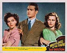 Lobby card for Whistling in the Dark, 1941
