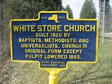White Store Church, Norwich, NY